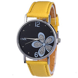 Top Brand Luxury Classic Women's Casual Quartz Leather Band Strap Watch Round Analog Clock Wrist Watches