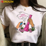 Bong Weed summer top men casual streetwear