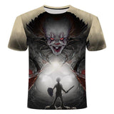 Horror Movie It Penny Wise Clown Joker 3D Print Tshirts