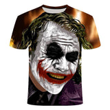 Horror Movie It Penny Wise Clown Joker 3D Print Tshirts