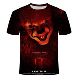 Horror Movie It Penny Wise Clown Joker 3D Print Tshirts