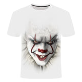 Horror Movie It Penny Wise Clown Joker 3D Print Tshirts