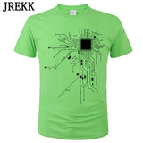 CPU Processor Circuit Diagram T Shirt Men