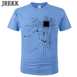 CPU Processor Circuit Diagram T Shirt Men