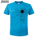 CPU Processor Circuit Diagram T Shirt Men