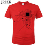 CPU Processor Circuit Diagram T Shirt Men