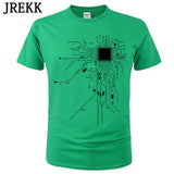 CPU Processor Circuit Diagram T Shirt Men