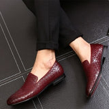 Leather Casual Driving Oxfords Shoes