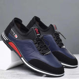 New Men High Quality Breathable Casual Shoes Male Comfortable Non-Slip Leather Shoes Man Lightweight Flat Walking Sneakers