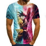 Goku Anime Shirt Clothes Summer T-Shirt