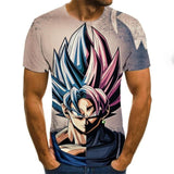 Goku Anime Shirt Clothes Summer T-Shirt