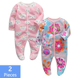 Wrap Foot Baby Jumpsuits