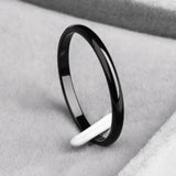 High quality 4mm Wholesale Simple Ring Fashion Rose Gold Ring Men&#39;s and Women&#39;s Exclusive Couple Wedding Ring