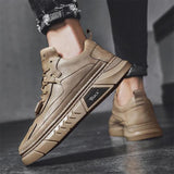 Winter High-top Shoes shoes Boots Locomotive Style Fashion Men's Casual Sneakers Shoes Chunky Boot Sports Shoes Mens Gym Shoes