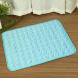 Dog Cooling Mat Summer Dog Bed Pad Cat Blanket Breathable Pet Ice Pad Sofa Washable Pet Cooling Mat dog accessories Dog beds