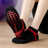 Women Anti-slip Yoga Socks Ladies Fitness Pilates Socks for Women Professional Dance Pilates Ballet Cotton Socks for Gym