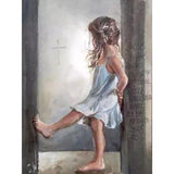 RUOPOTY Paint By Numbers For Adults Kids Figure Girl Picture Drawing Home Decor Religion Artwork Coloring On Canvas