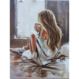 RUOPOTY Paint By Numbers For Adults Kids Figure Girl Picture Drawing Home Decor Religion Artwork Coloring On Canvas