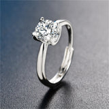 New  Classic Wedding Rings for Women Fashion Two Tone X Shape Cross Dazzling CZ Ring Female Engagement Jewelry