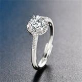 New  Classic Wedding Rings for Women Fashion Two Tone X Shape Cross Dazzling CZ Ring Female Engagement Jewelry