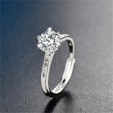 New  Classic Wedding Rings for Women Fashion Two Tone X Shape Cross Dazzling CZ Ring Female Engagement Jewelry