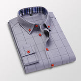 Hot! Men summer casual cotton long-sleeved shirts/Male slim fit spring lapel Business dress shirt Tops Brand clothing 5XL