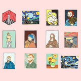 Painting Pins Collection Artwork Brooch Vincent Van Gogh Badges Venus De Milo Famous Oil Paintings Enamel Pin Gifts for Artist