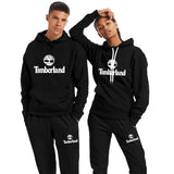 Couple Tracksuit Fashion Print Sweatshirt and Sweatpant 2 Pieces Lovers Casual Sport Outfit Men Clothing Women Hoodie Suit