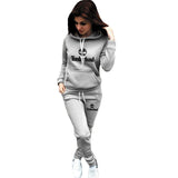 Couple Tracksuit Fashion Print Sweatshirt and Sweatpant 2 Pieces Lovers Casual Sport Outfit Men Clothing Women Hoodie Suit