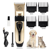 Rechargeable Haircut Shaver Cat Dog Hair Clipper Electrical Pet Hair Trimmer Professional Grooming Kit for Animals Hairs Remover